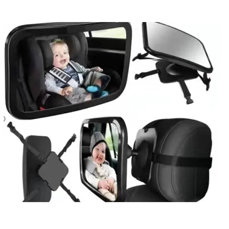 Adjustable Wide Car Rear Seat View Mirror Baby/Child Seat Car Safety Mirror Monitor Headrest High Quality Car Interior Styling