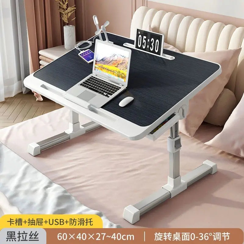Bed Dormitory Student Writing Bed Desk Laptop Office Small Table Board Foldable Lift