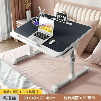 Bed Dormitory Student Writing Bed Desk Laptop Office Small Table Board Foldable Lift