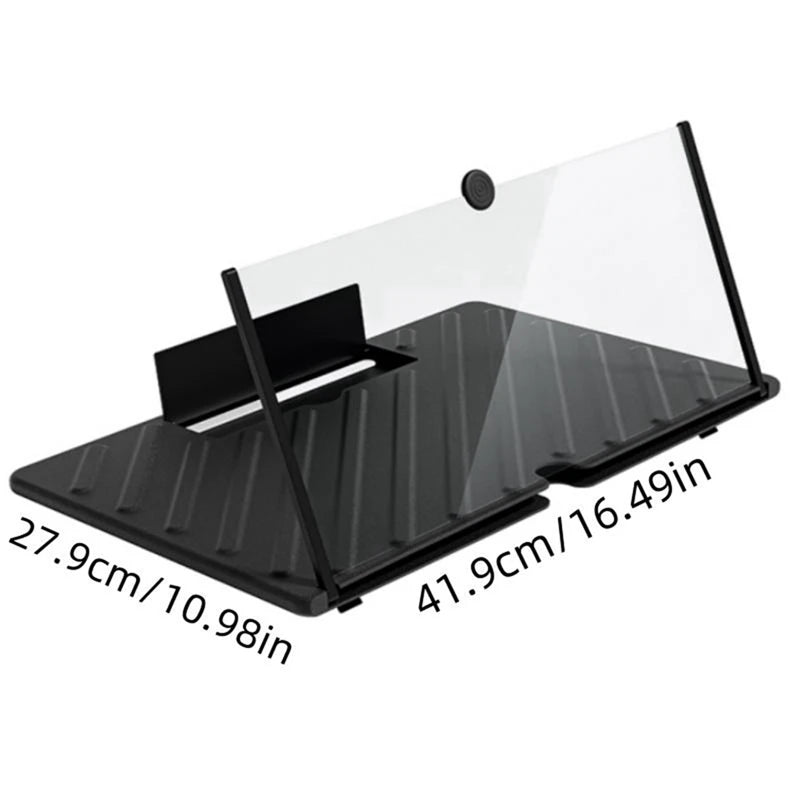 Y17A 20 Inch Screen Magnifier 3D HD Phone Magnification Projector Screen Magnification Compatible With All Smartphones