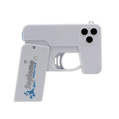 Folding mobile phone water gun, large-capacity explosions, water spray guns, boys and girls, baby water toys.