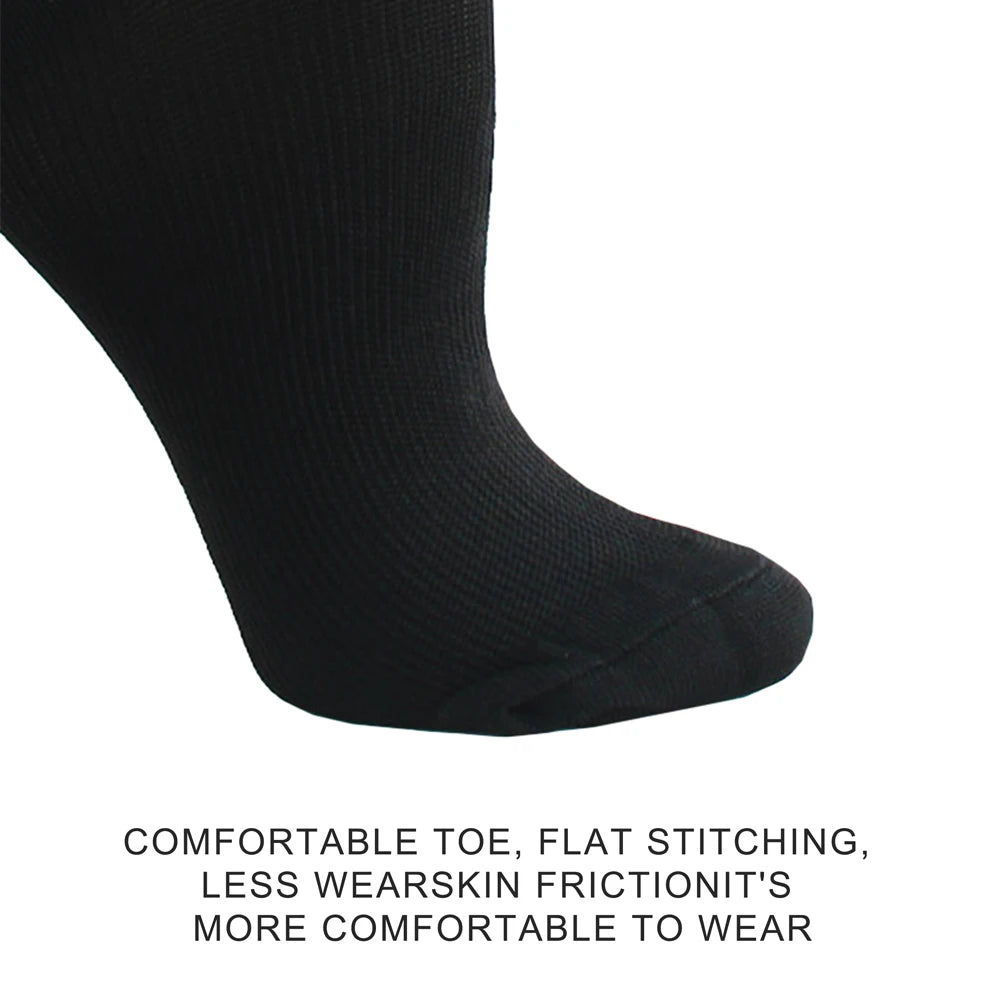 Varicose Veins Compression Socks Fit For Golf Rugby Running Hiking Sports For Anti Fatigue Driving Travel Flight Women Men Socks