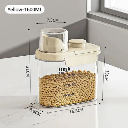 Custom Food Storage Bucket Sealed With Scale Pet Food Storage Bucket Personalized Cat Food Dog Food Moisture-proof Dog Supplies