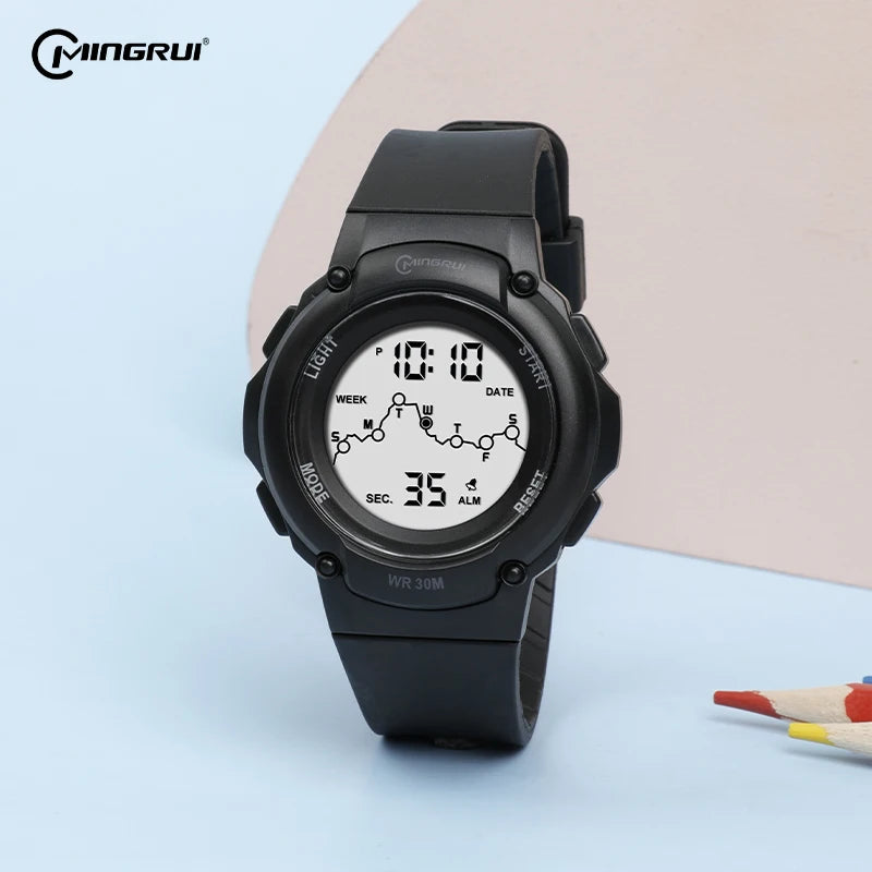 Kids Sport Watches Alarm Stopwatch Children Digital Watch For Boys Girls 30M Waterproof Cartoon Student Electronic Wristwatch