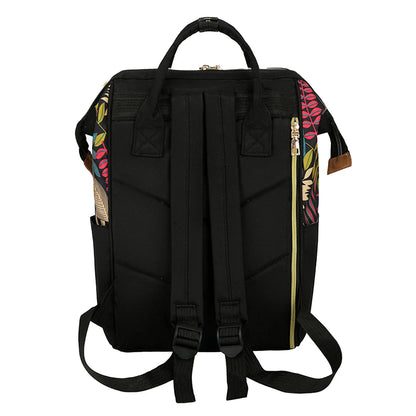 Maternity Travel Bag for Baby Essential Large Capacity Backpack with Anti-theft Back Pocket for Bottle Diapers Milk Powder