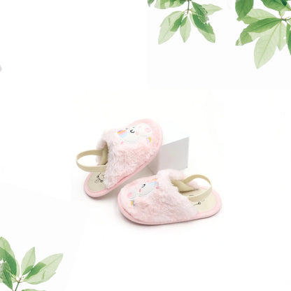 Baby slippers for babies learn to walk, non-slip and anti-fall, suitable for 0-6-12-18 months, soft and breathable soles, suitab