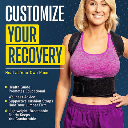 Posture Corrector Belt, Back Brace for Posture, Adjustable Back Support Straightener Shoulder Posture Support for Pain Relief