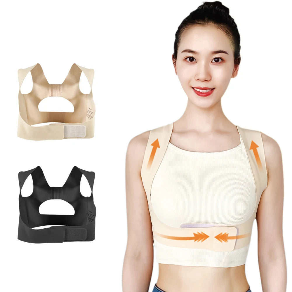 Posture Corrector Adjustable Women Back Support Belt Orthotics Posture Correction Braces Rectify Posture Corset Shoulder Posture
