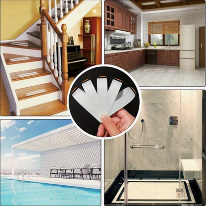 6/12/24/36/40 Pcs Anti Slip Strips Shower Stickers Colored Non Slip Bath Safety Strips for Bathtub Shower Stairs Floor