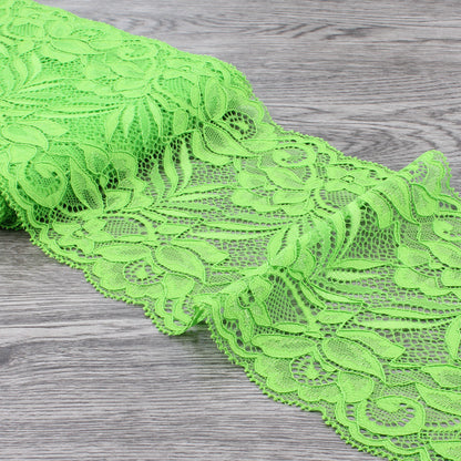 15cm Wide Lace Fabric Elastic Lace Ribbon 1meter DIY Apparel Sewing Handmade Crafts Lace Tape