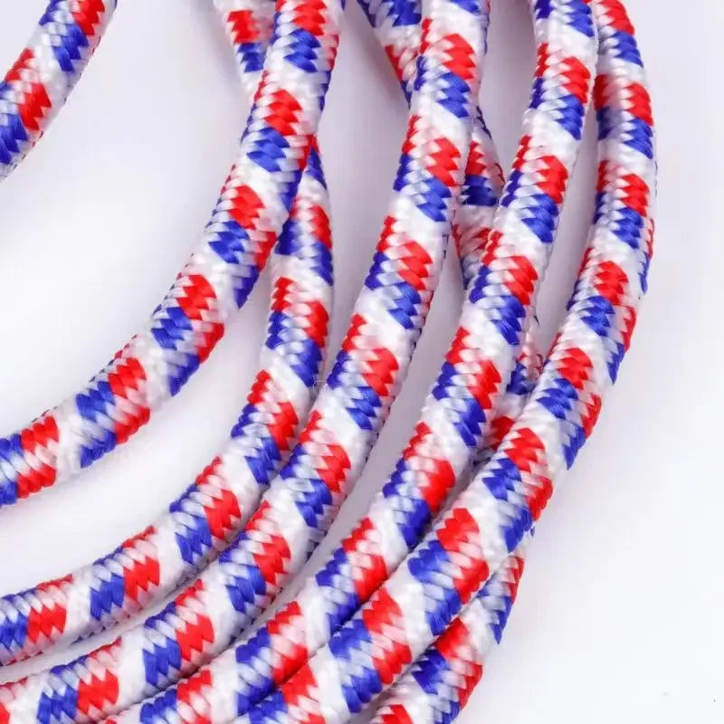 Long Jump Rope Double Dutch Jump Ropes Skipping Rope for GameSkipping Multiplayer Group School, Company,Fun Games,Agility Play