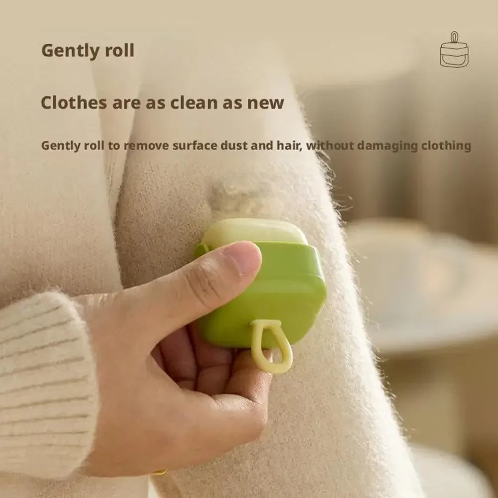 Portable Mini Lint Remover Reusable Pet Hair Remover Clothes Dust Tools Washable Cleaning Hair Plush Sticky Roller Ball Travel