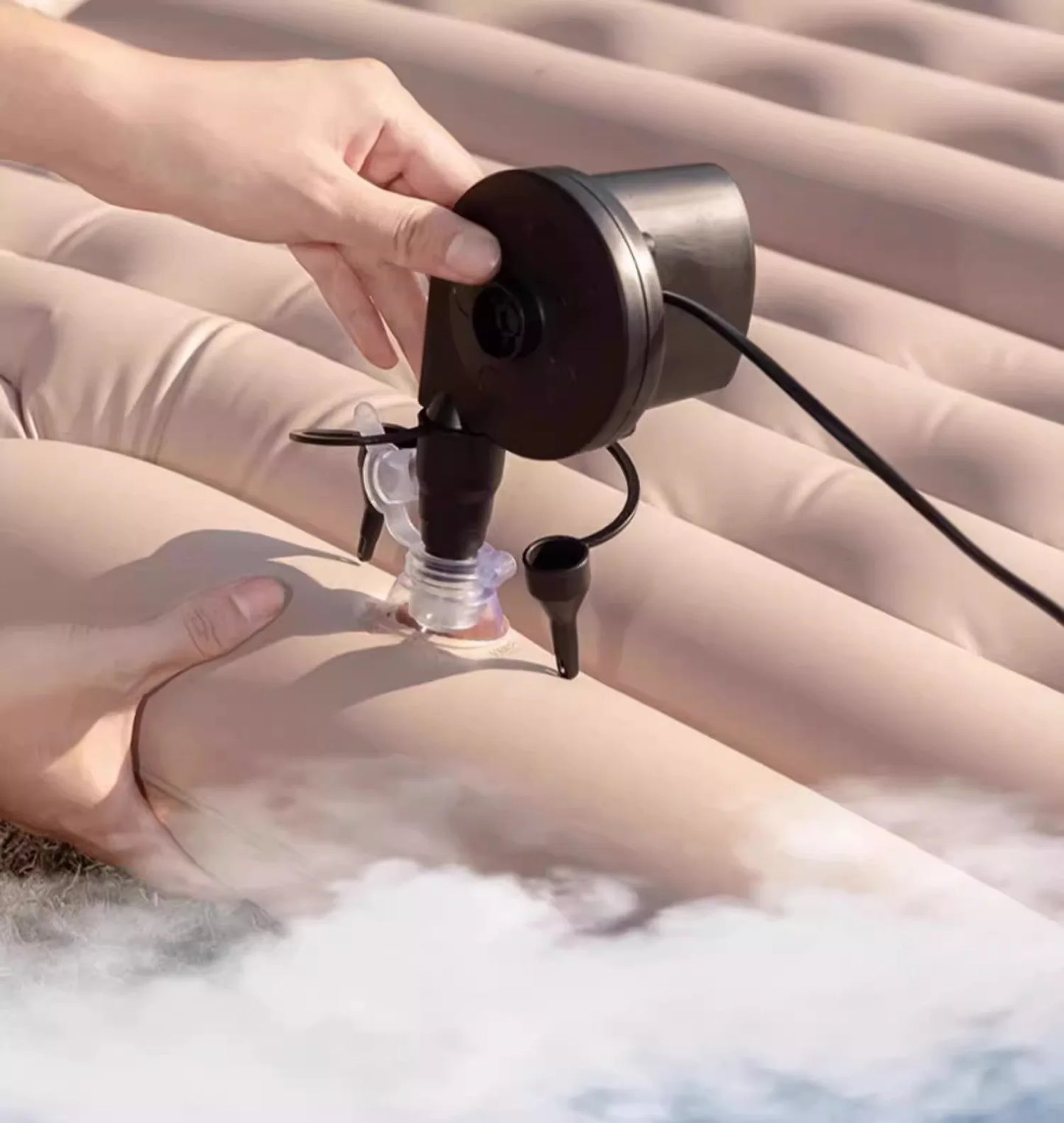 Airbed Household Outdoor Single Double Air Bed Thickened Folding Inflatable Convenient Mattress Sleep Rest for Car SUV Travel