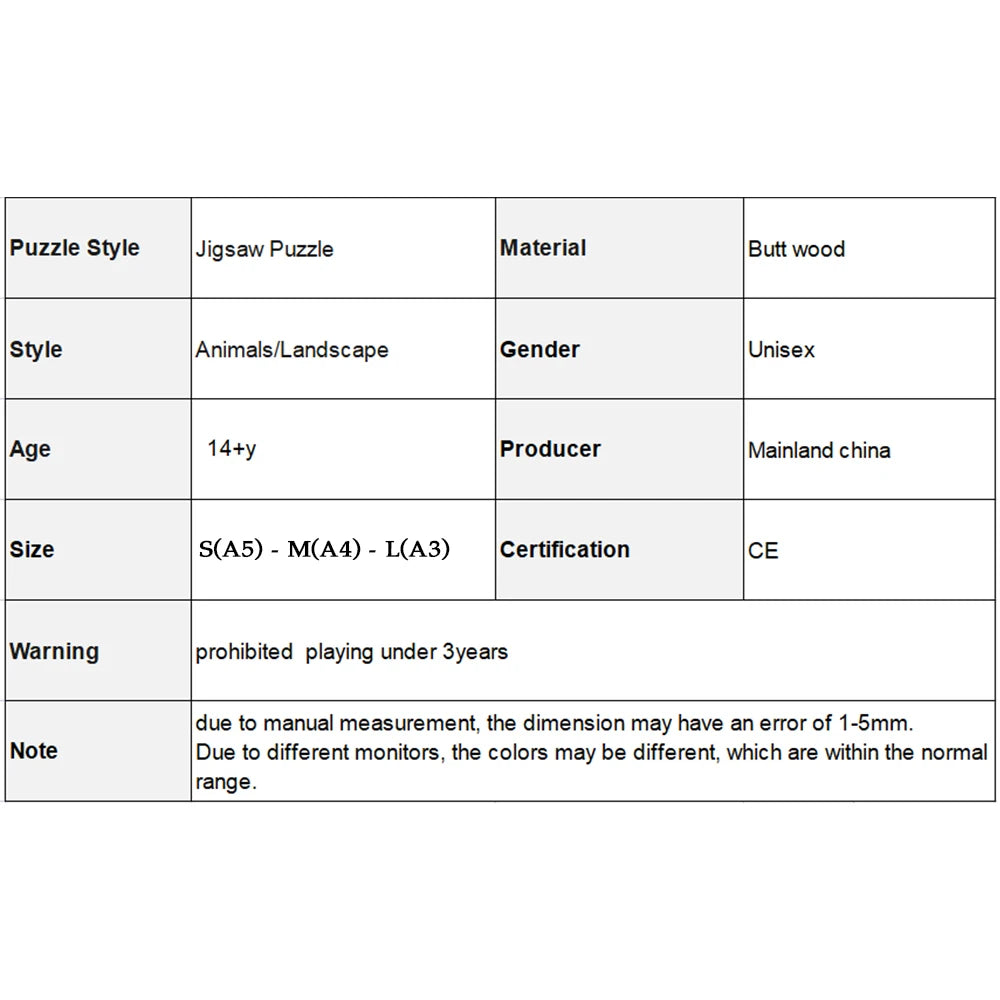 A Space Themed Wooden Puzzle Suitable For Adults - Challenging Irregular Shaped Intellectual Puzzle, Environmentally Friendly