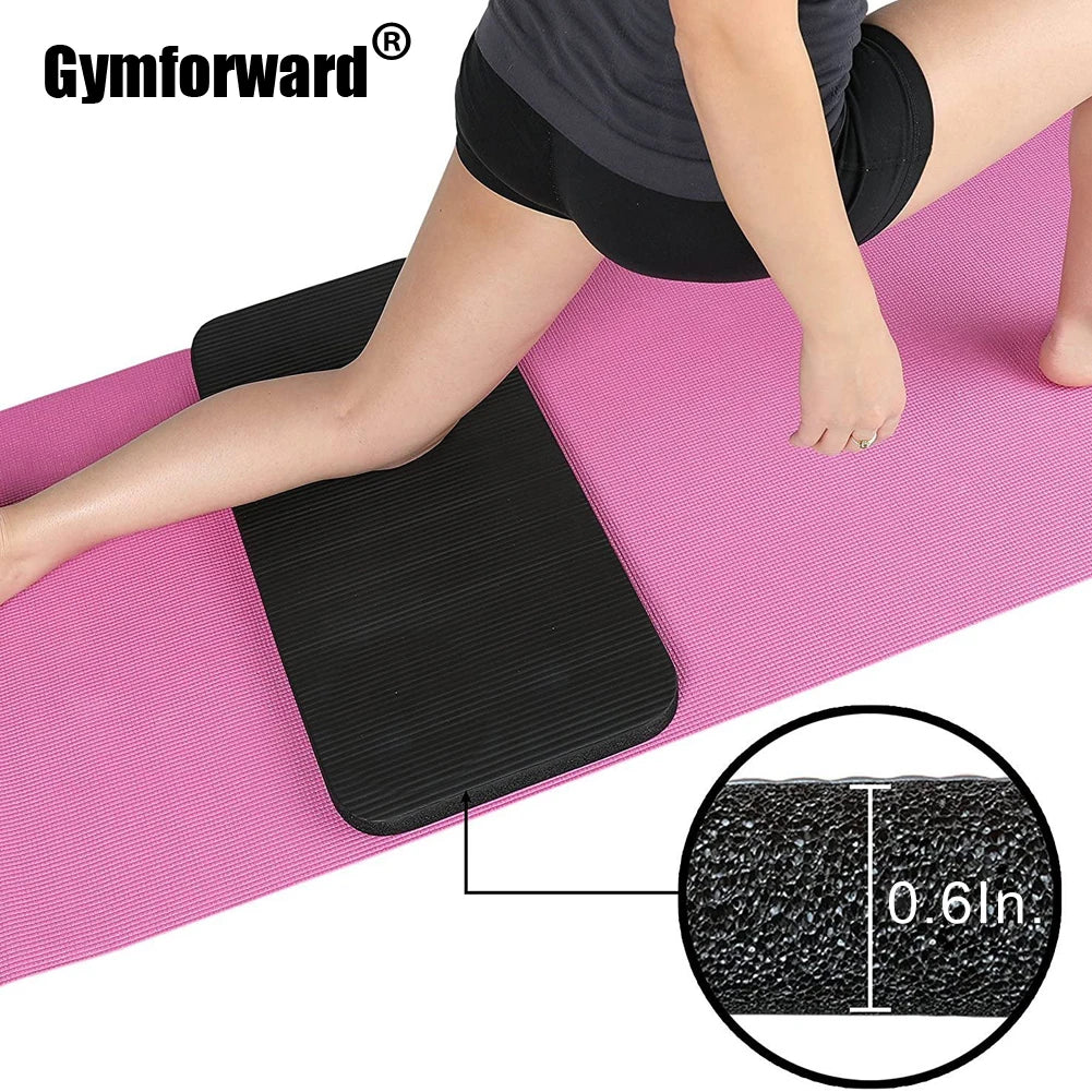 1.5cm Extra Thick Yoga Knee Pad Non-slip Foam Yoga Pads Fitness Crossfit Pilate Mat Workout Sport Plank Cushion Gym Equipment