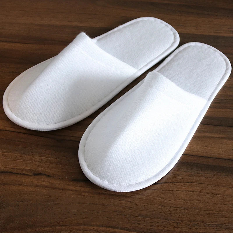 Home Loafer Shoes Hotel Slippers Unisex Women Men Wedding Shoes Guest Slippers Slippers Flip Flop Non-slip Soild Color