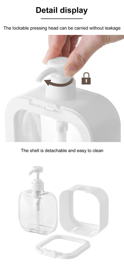 1pc Large Capacity Empty Bottle Laundry Detergent Dispensing Bottle and Shower Gel Detergent Dispensing Bottle