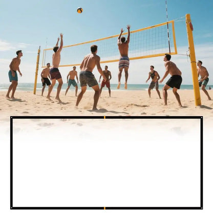 Beach Volleyball Lines Heavy Duty Court Boundary Lines Portable Sports Supplies Reusable Outdoor Play Accessories For Daily