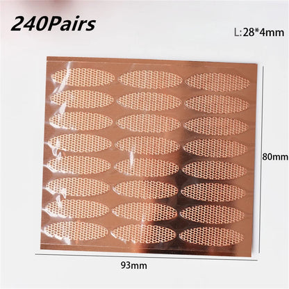 240pairs/180Pairs Invisible Eyelid Sticker Lace Eye Lift Strips Double Eyelid Tape Adhesive Stickers Eye Tape Tools Size XL/L/M