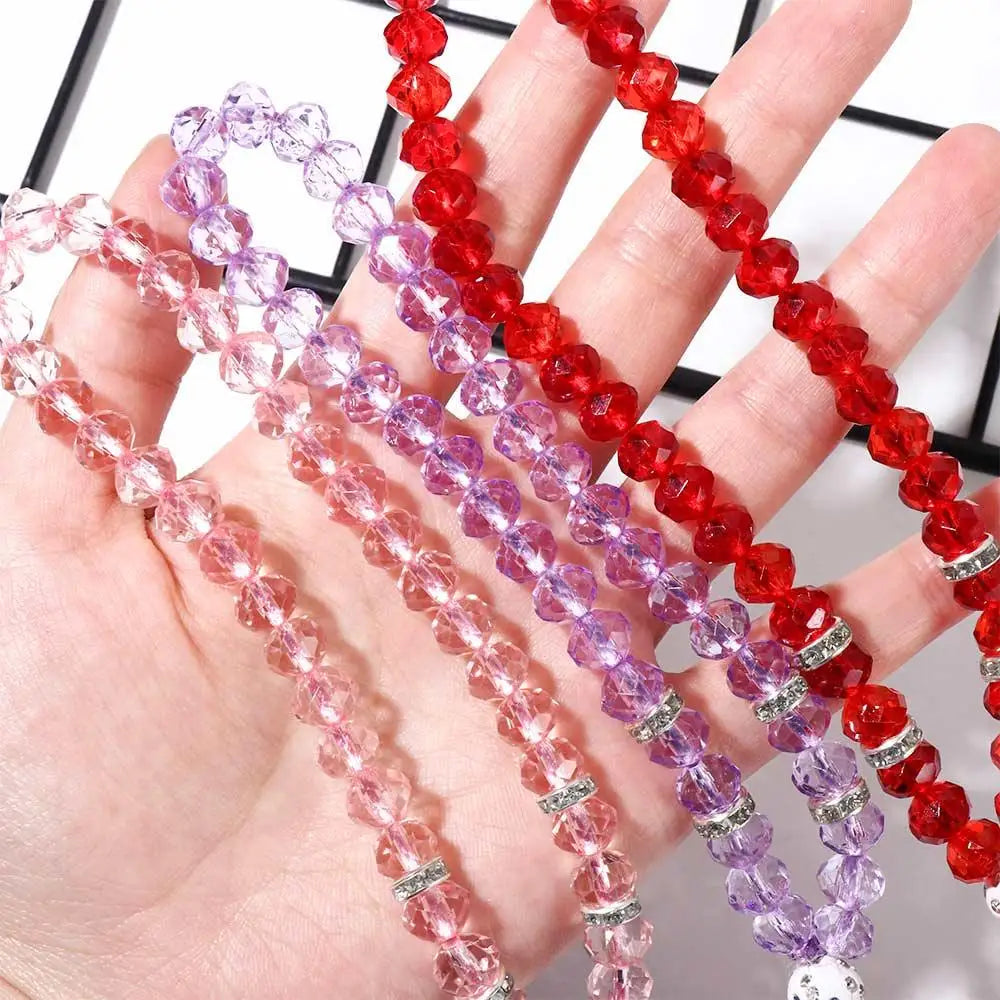 Beads Wrist Strap Hand Wrist Lanyard Phone Charm Mobile Phone Chain Crystal Phone Straps Mobile Phone Straps Phone Lanyards