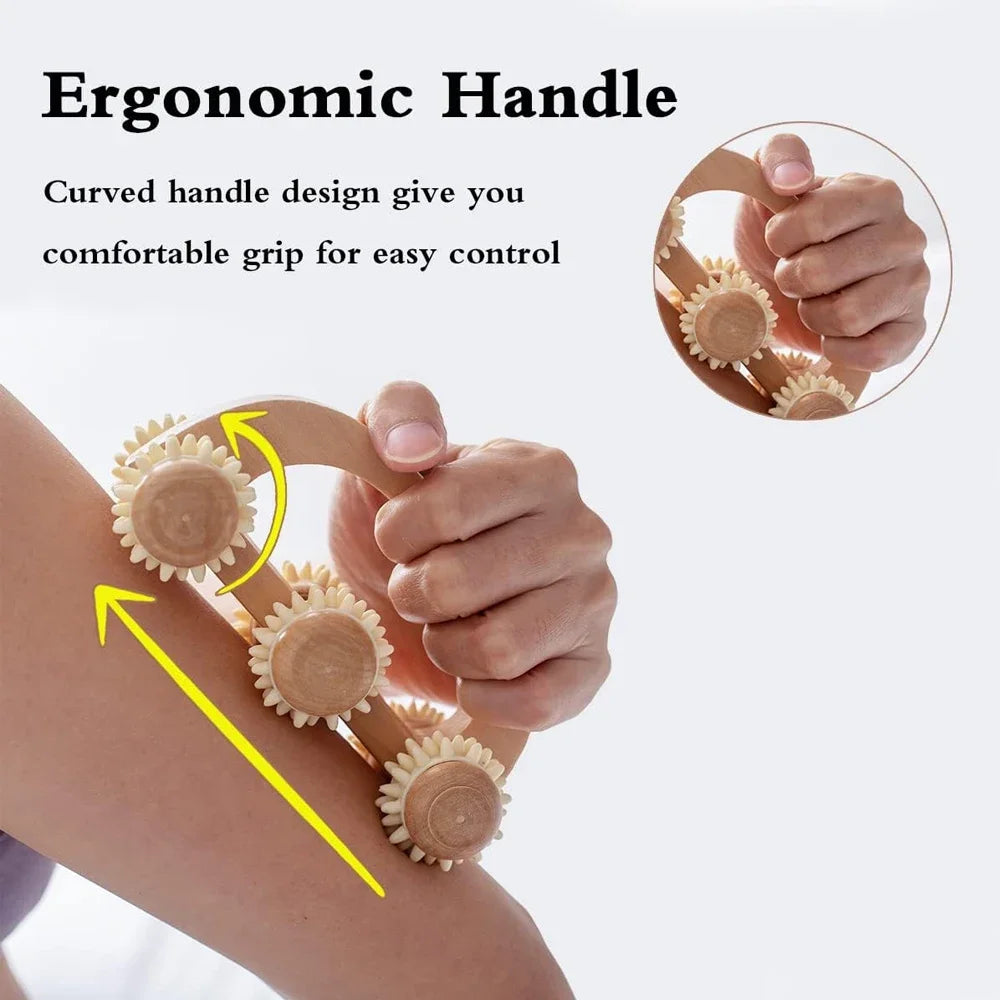 Back Massager Rollers, Multi-Functional Back Roller, Neck Massager, Eases Muscle Tension and Supports Skin Health, Muscle Roller