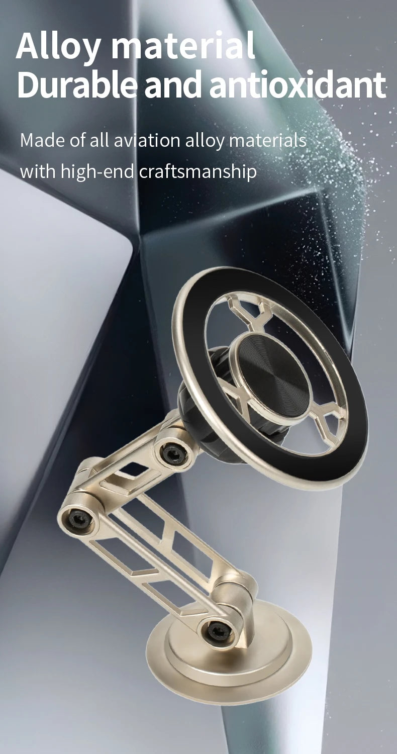 Universal metal magnetic mobile phone holder Foldable rotating mobile phone holder Dashboard windshield Car mobile phone holder