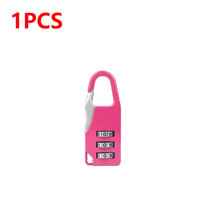3 Digit Number Combination Pad Lock Padlock Outdoor Waterproof Lock Suitcase Luggage Security Coded Lock Zinc Alloy Code Lock