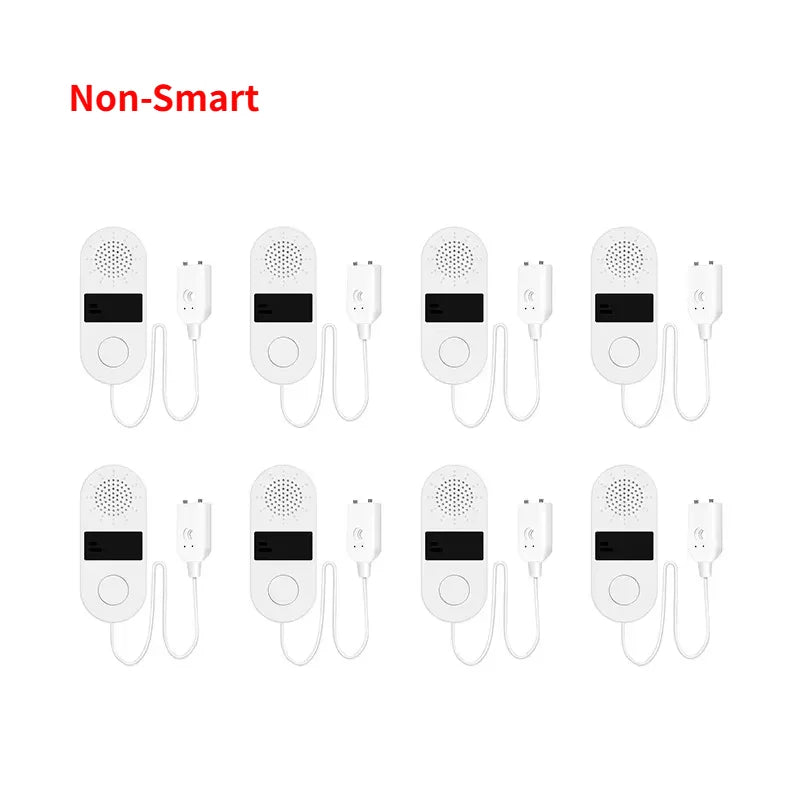 Non-Smart Water Alarm Leak Detector 130dB Sound & Light Water Leak Sensor Essential Waterproof Home Safety Device