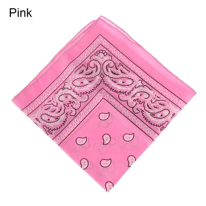 Sports Supplies Handkerchief Neck Scarf Printed Square Scarves Paisley Bandana Hair Band Wristband