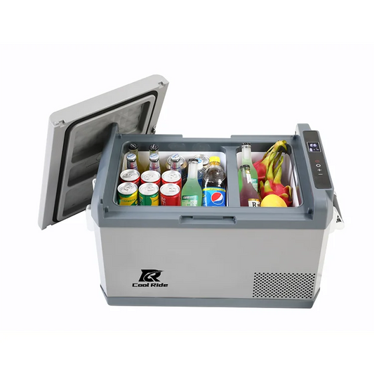 36 Liter Portable Fridge Freezer Small Refrigerator Mini Vehicle Fridge DC12V/24V AC100-240V Mini Fridge for Room