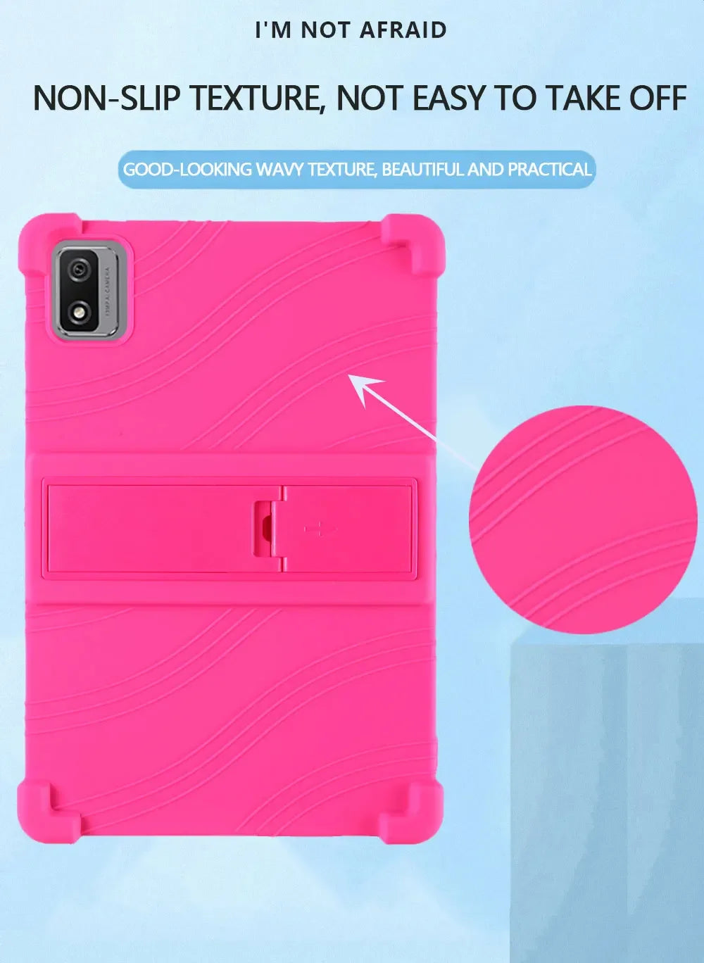 For CHUWI Hi10 XPro 2023 10.1" Tablet Shockproof Cover Tablet Kids Soft Android 13 Tablet Silicon Stand Protective Shell