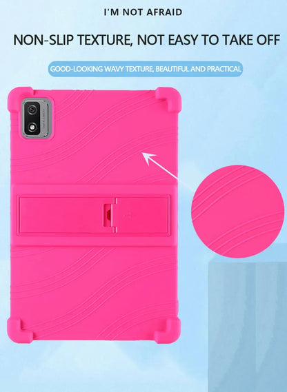 For CHUWI Hi10 XPro 2023 10.1" Tablet Shockproof Cover Tablet Kids Soft Android 13 Tablet Silicon Stand Protective Shell