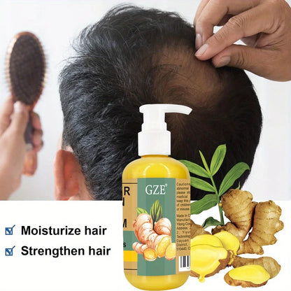GZE GINGER BIOTIN HAIR CREAM Hair Mask Moisturizing For Damaged Hair Strengthen Hair