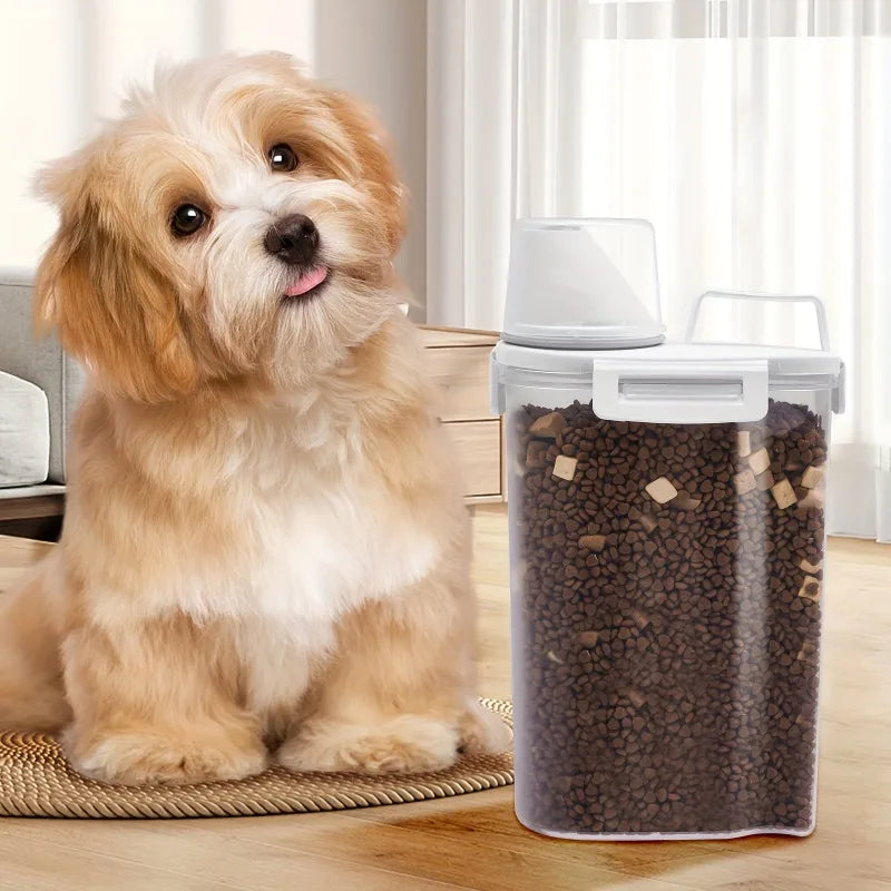 Dog Food Container Sealed Dog Food Storage Box with Lid - Moisture & Leak-proof, Ideal for Dog Food, Cat Food, Pet Snacks
