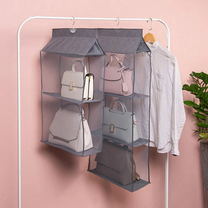 handbag storage hanging bag Organizer Wardrobe Closet Storage Transparent Three-dimensional Home Organization hanging bag