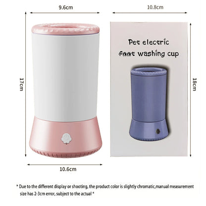 Automatic Dog Paw Washer  USB Rechargeable Pet Paw Cleaner Portable Dog Cleaning  Cup Foot Pet Paw Cleaner Electric Paw Massager