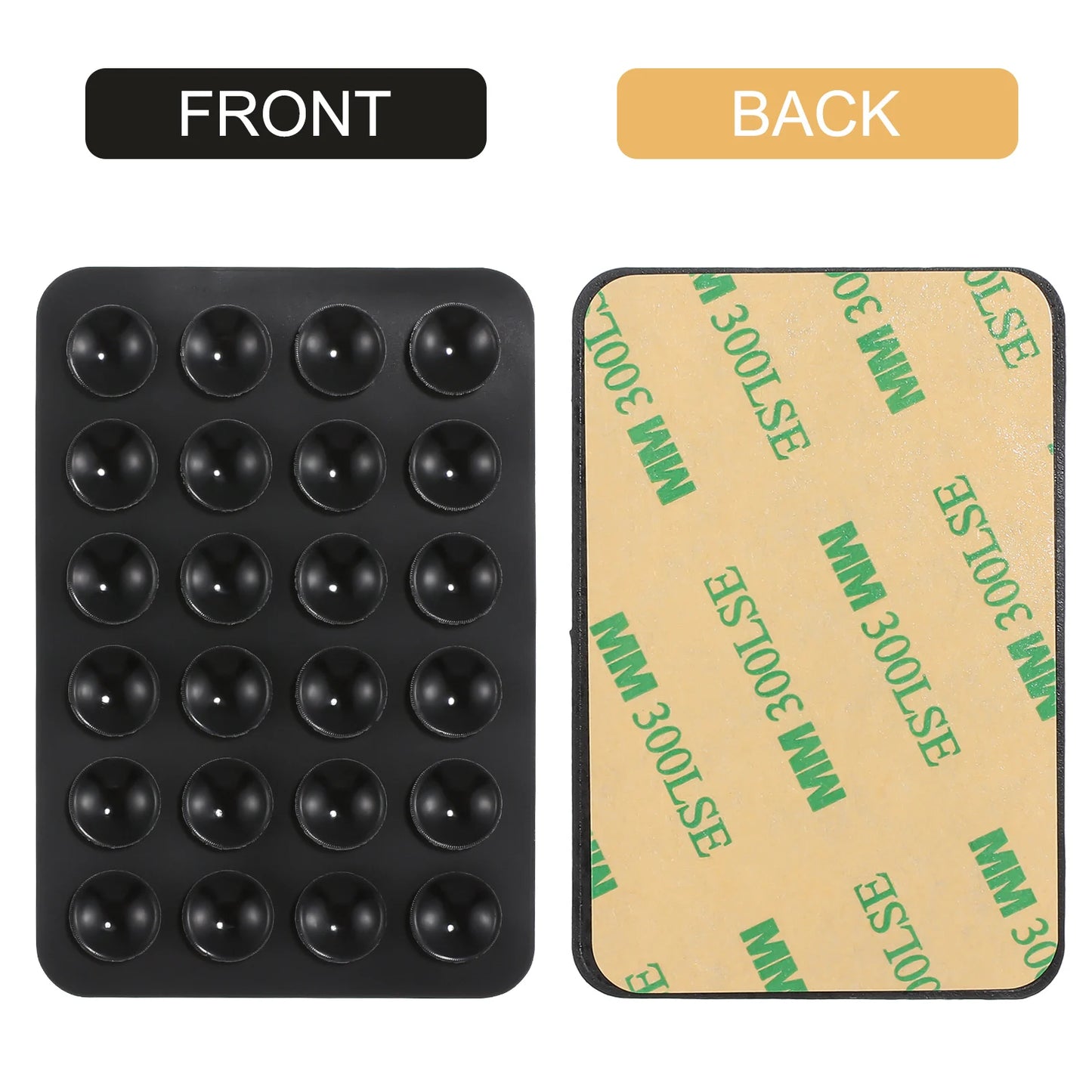 6pcs Phone Holder for Car Phone Suction Mat Phone Suction Mount Suction Cup Adhesive Suction for Phone Back Phone Pad