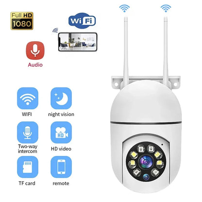 IP Camera A7 Wireless Monitoring Camera 360 Degree Intercom 1080P Home Security Camera Remote HD Night Vision Camera
