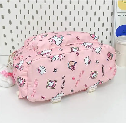 Hello Kitty backpack for junior high school students cute cartoon fashion school bag large capacity school bag for women