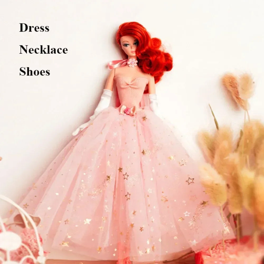 Elegant Doll Party Clothes 10 Styles Fashion Plush Coat Casual Wears Dolls DIY Accessories 11.5