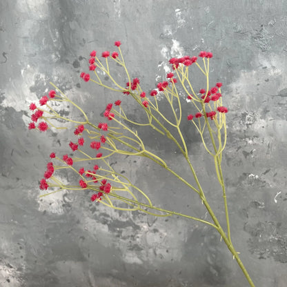 Artificial Plastic Soft Rubber Gypsophila Babys Breath Flower Branches Wedding Bouquet Floral Arrangement Accessories Home Decor