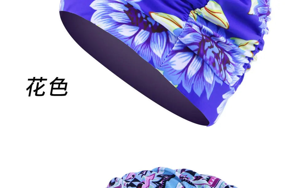 Swimming Caps Women Breathable Long Hair Swim Caps for Women Enlarged Swimming Hats Wholesale  Swimming Pool Accessories