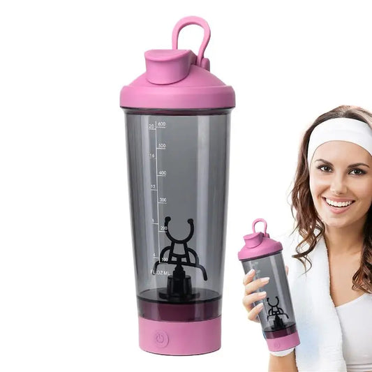 Protein Blender Gym Shaker Bottle Cup 23oz Leak Proof Portable Electric Rechargeable Bottle For Gym Workout Travel Sports