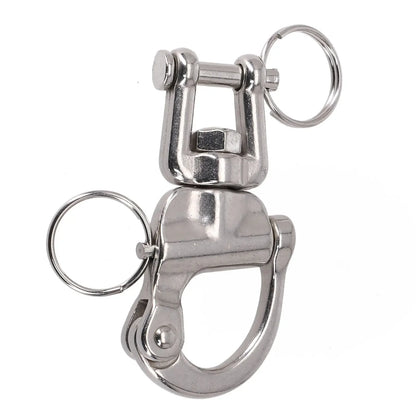 Boat Parts Swivel Shackle Sailboat Sailing Silver Spare Parts Spring Hand Drawn 316 Stainless Steel Accessories
