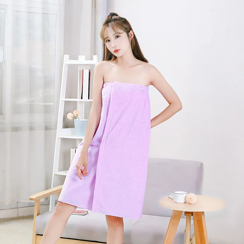Womens Bath Towels Girls Wearable 135*80cm Fast Drying Bathing Beach Spa Bathrobes Wash Clothing Shower Bath And Gym Towel