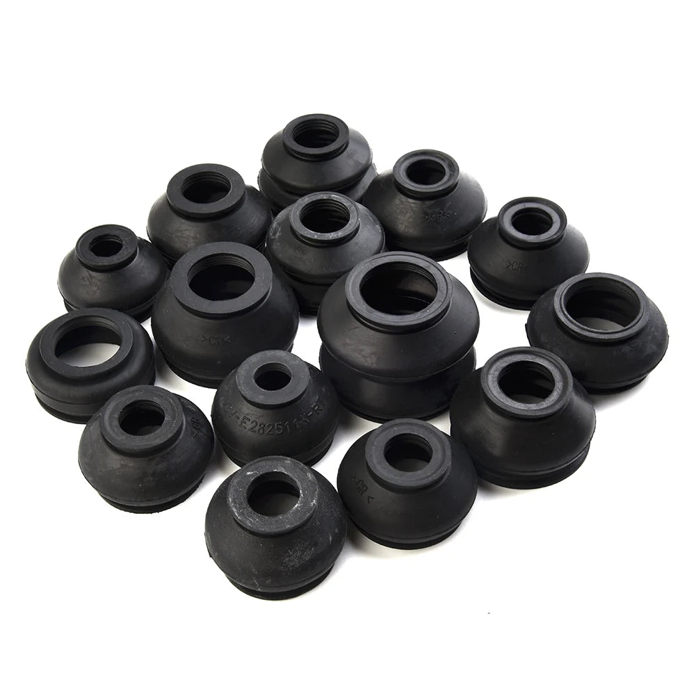 28pcs Car Suspension Steering Ball Joint Rubber Dust Boot Cover Tie Rod End Sets Track Tie Turn Rods Auto Replacement Parts