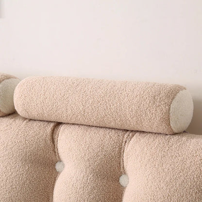 Headboard Pillow Lambswool Triangle Cushion Backrest Pain Relief Sofa Waist Cushion Wedge Sleeping Pillows for Bed Decorative 이불