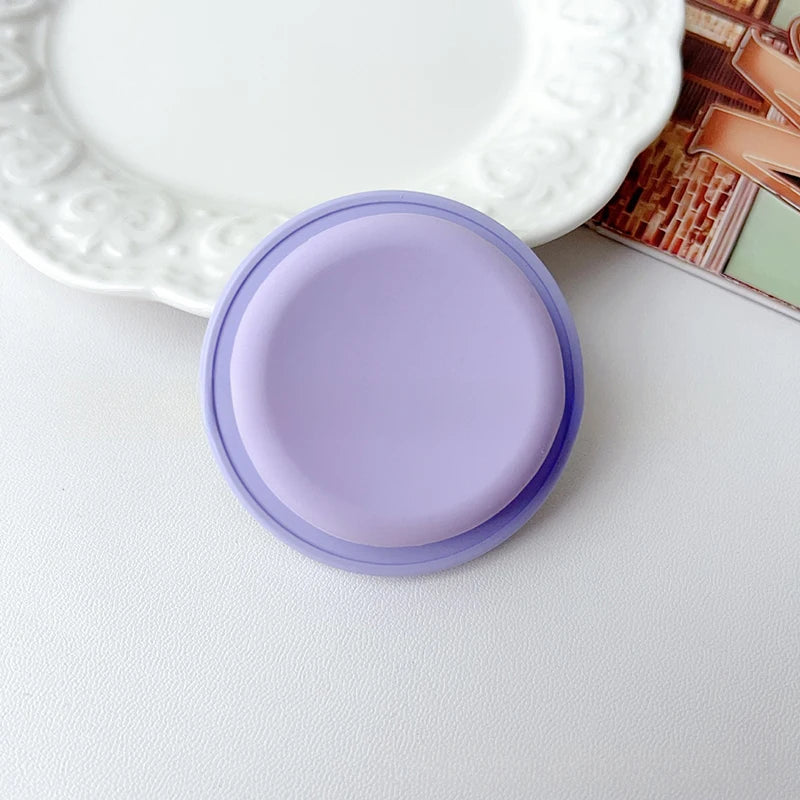 Magnetic Phone Grip Tok Folding Phone Stand Desktop Magsafe Phone Socket Solid Color Bracket INS Phone Holder