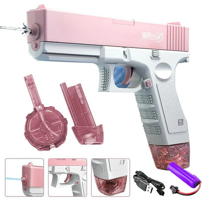 Electric Water Gun Toy Portable Automatic  Electric Burst Water Gun Kids Outdoor Water Toys
