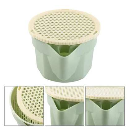 Hydroponic Cat Grass Box Planter Reusable Easy To Grow Microgreens Growing Kit Hierarchical Design Cat Grass Growing Pot